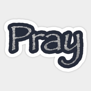 pray Sticker